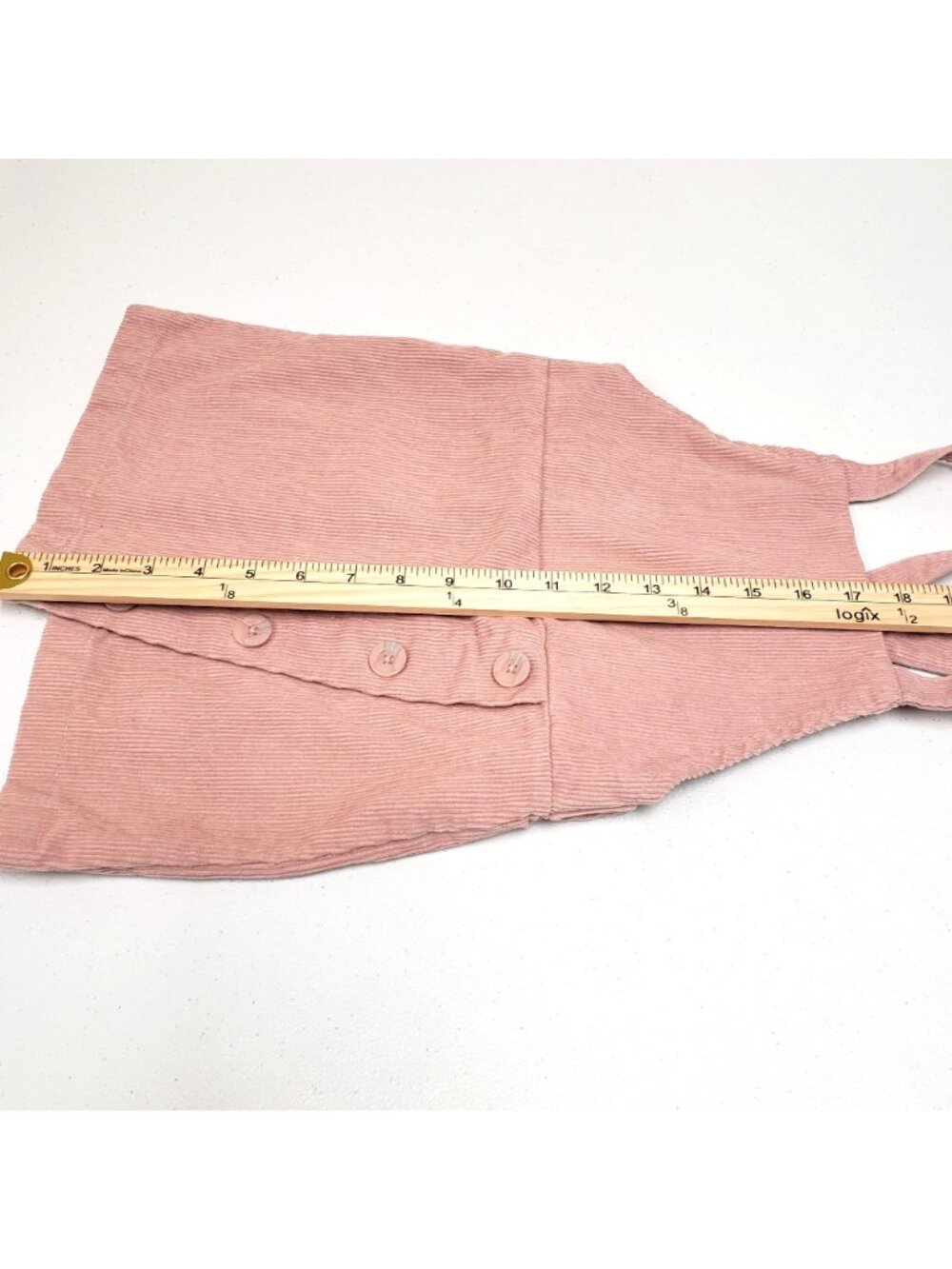 BearPaw Girls Pink Corduroy Jumper Dress Size 4T - Picture 8 of 8